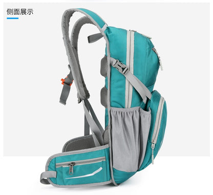 Outdoor mountaineering and cycling travel backpack, multifunctional waterproof nylon bag, suitable for men and women