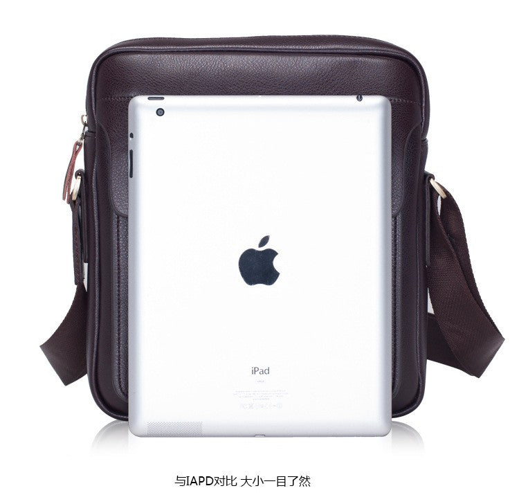 New Polo Men's Single Shoulder Bag Korean Style Business Casual Crossbody Bag Vertical Model for Men