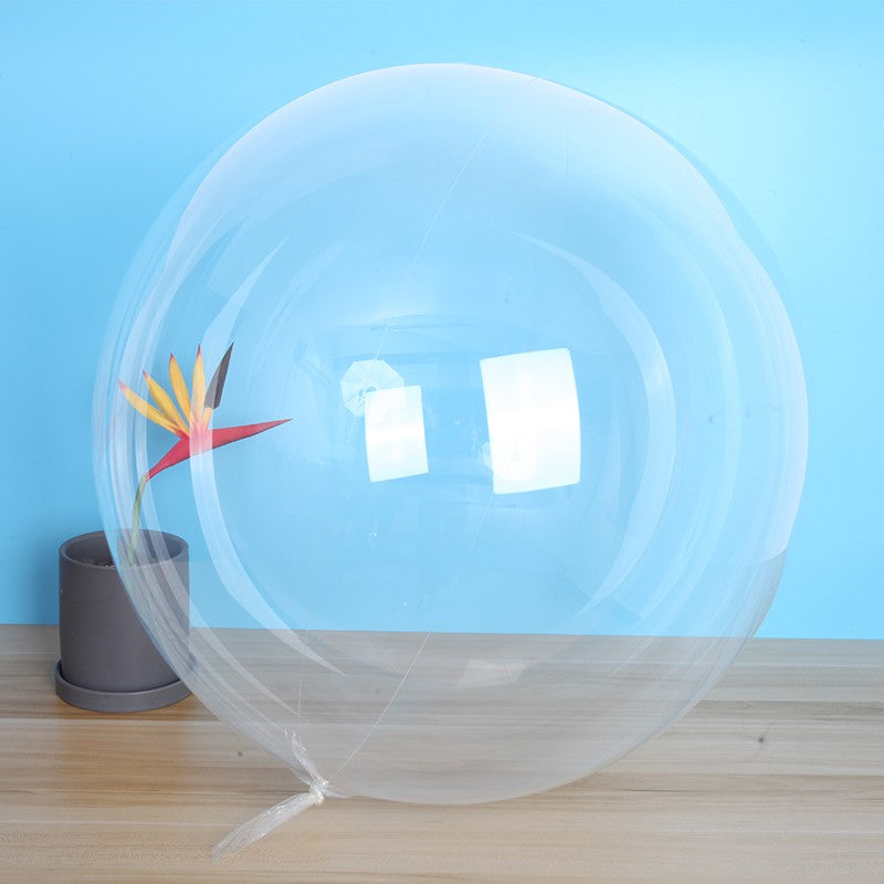 12/20/24/36inch Transparent Bobo Balloons DIY Wedding Birthday Party Decoration Can Be Filled PVC Bubble Balloon