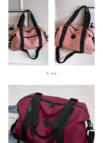 Lightweight Large-Capacity Travel Bag Women's Short-Distance Duffel Men's Business Handbag Sports Fitness Backpack for On-the-Go