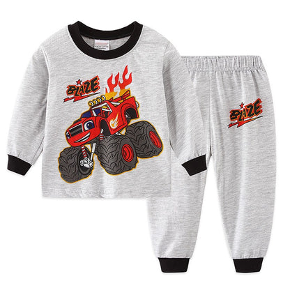 Pijama Infantil Disney Pixar Carros, Pijama de Algodão, Anime Desenho Animado, Fantasia Cosplay para Crianças, Moletom com Calça para Meninos e Meninas, Presente de Natal para Crianças