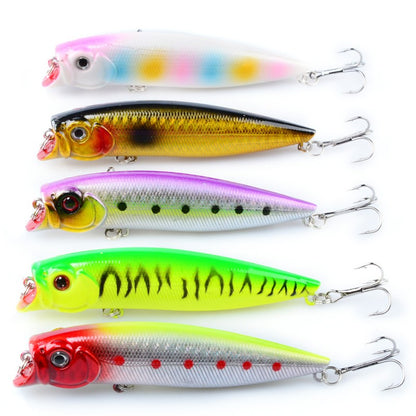 POETRYYI 1pc Isca de Pesca Artificial Popper 9cm/11g Popper de Superfície 17 Cores Isca Rígida Wobblers de Plástico Acessórios de Pesca