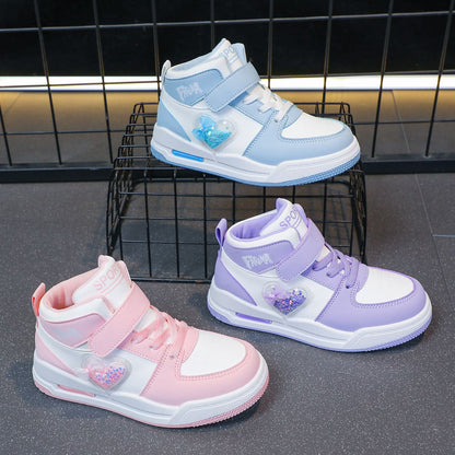 Unisex Kids' Casual Sports Flat Shoes Autumn Winter Fashion Smooth Bottom Boys' And Girls' Footwear for Indoor And Outdoor Use