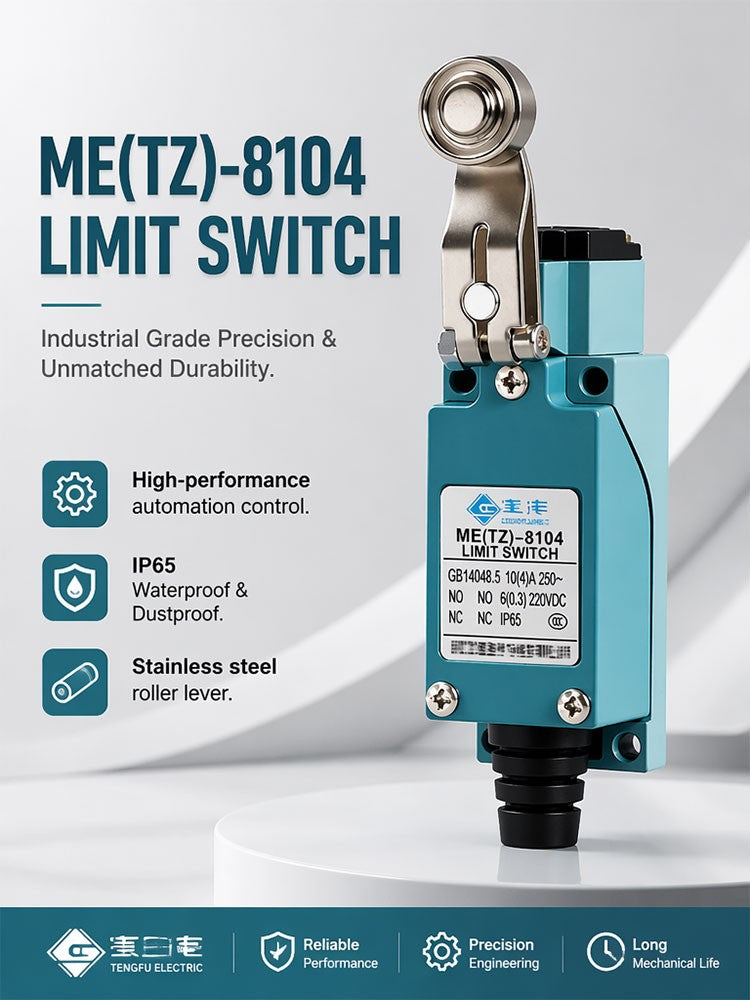 ME-8108 ME-8104 ME-8107 ME-8111 ME-8112 ME-8166-8169 Limit Switch Rotary Adjustable Roller Lever Arm Travel Switch AC250V NO NC
