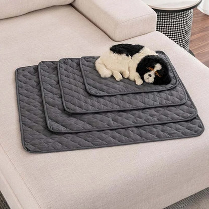 Tapete Cama para Pets Reutilizável Capa de Fralda para Cães Lavável Capa para Sofá Protetor de Móveis Cobertor para Pets Capa para Assento de Carro de Gato