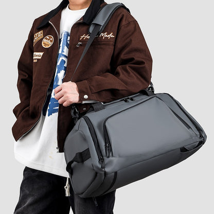 Customized Travel Bag Logo Large Capacity Storage Bag Men's Handheld Shoulder Bag Sports Gym Bag DIY