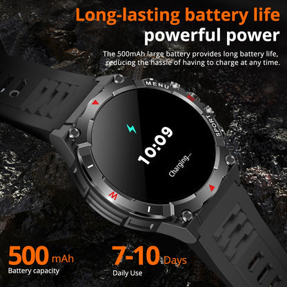 Smartwatch COLMI V76 GPS 2025 Tela AMOLED Ultra 1.43" Bússola e Altímetro Integrados Chamada Bluetooth Smart Watch Bateria 500mAh