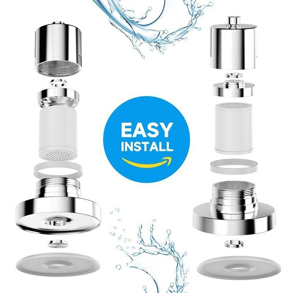 Pressurized Healthier Hair Filtered Shower Head Protect Hair Reduce Hair Shedding Shower Filter Removes Chlorine