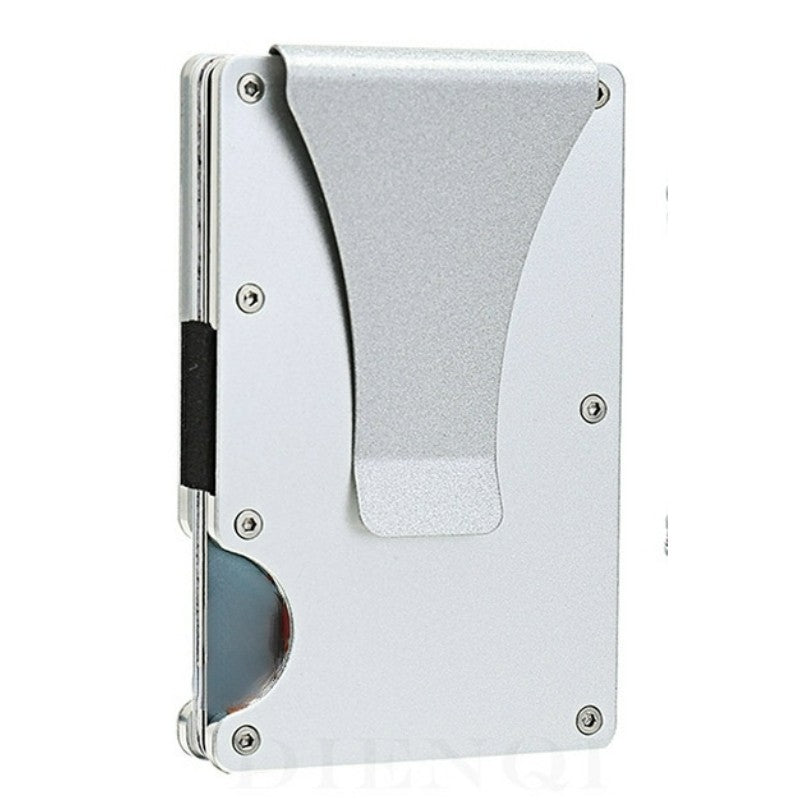 Minimalist Slim RFID Blocking Wallet For Men - Light Weight, Durable & Compact- Aluminum Wallet With Money Clip (Black?