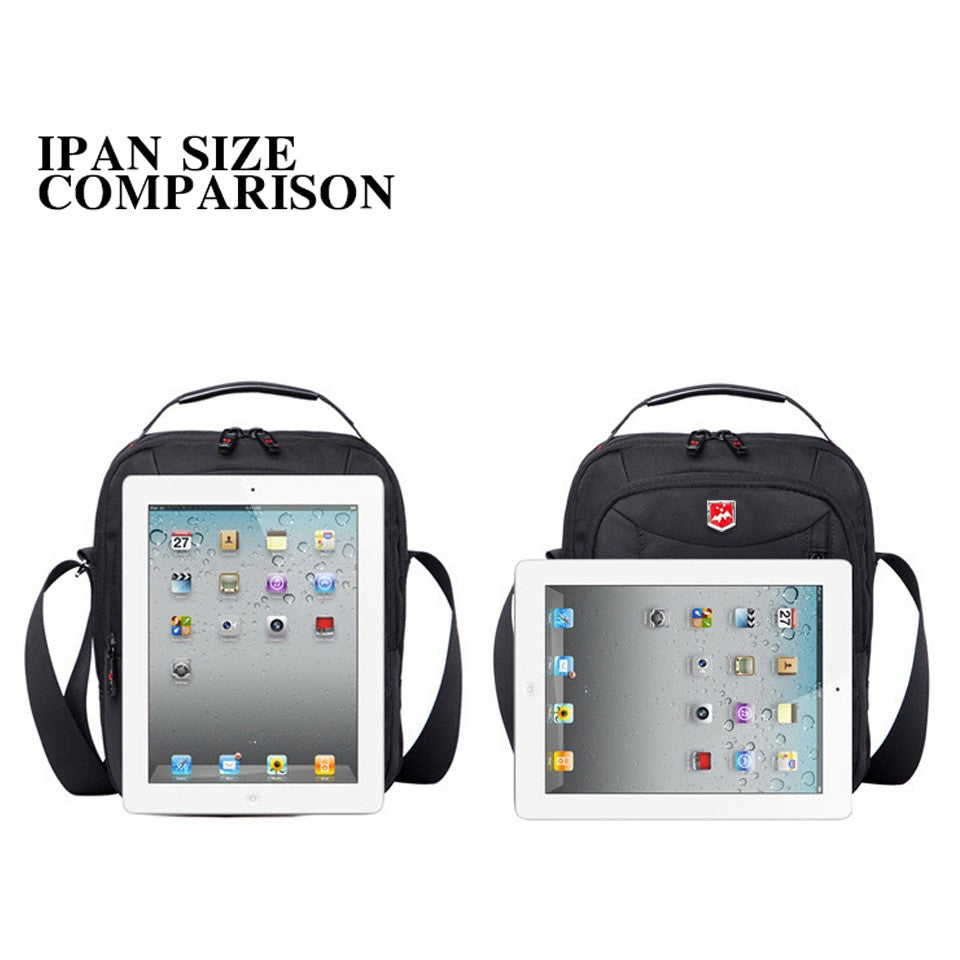 Swiss Waterproof Oxford Men's Messenger Bag Multifunction Business Casual Briefcase bag Travel Male Shoulder Bag Fashion Handbag