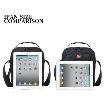 Swiss Waterproof Oxford Men's Messenger Bag Multifunction Business Casual Briefcase bag Travel Male Shoulder Bag Fashion Handbag