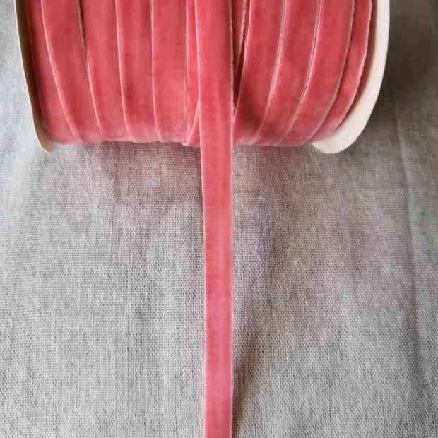 50yards 10mm Velvet Ribbon For DIY Handmade Gift Bouquet Wrapping Supplies Home Party Decorations Christmas Webbing Trimming