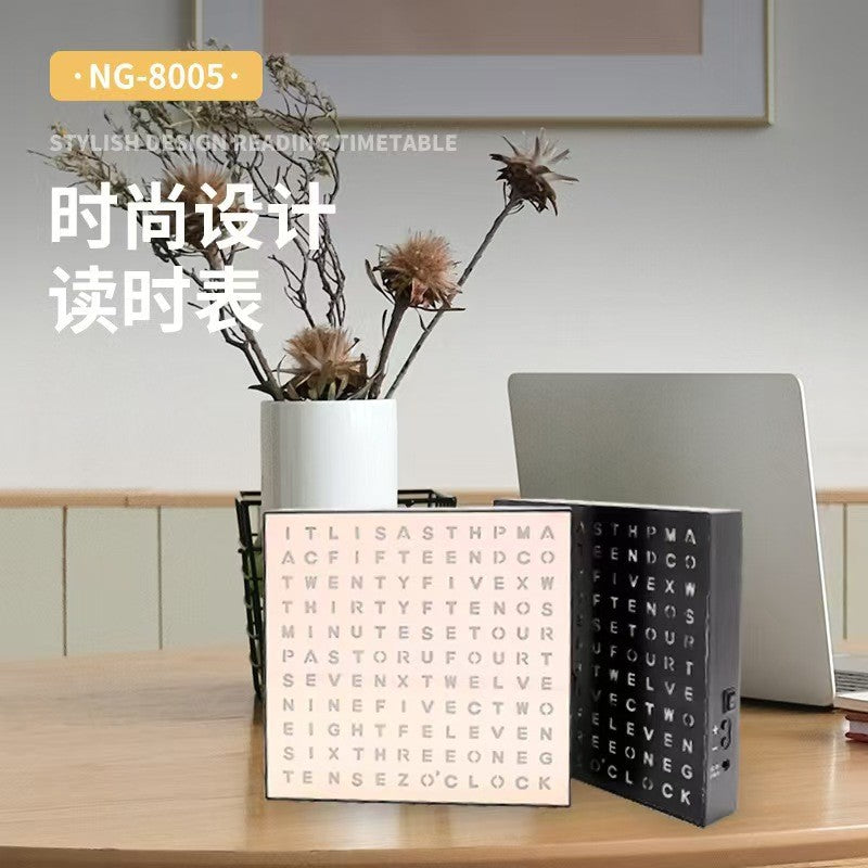 Fashion Design English Display Office Learning Reading Timer LED English Letter Display Reading Time Table