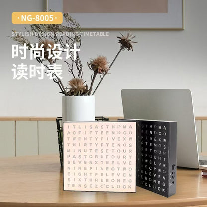 Fashion Design English Display Office Learning Reading Timer LED English Letter Display Reading Time Table