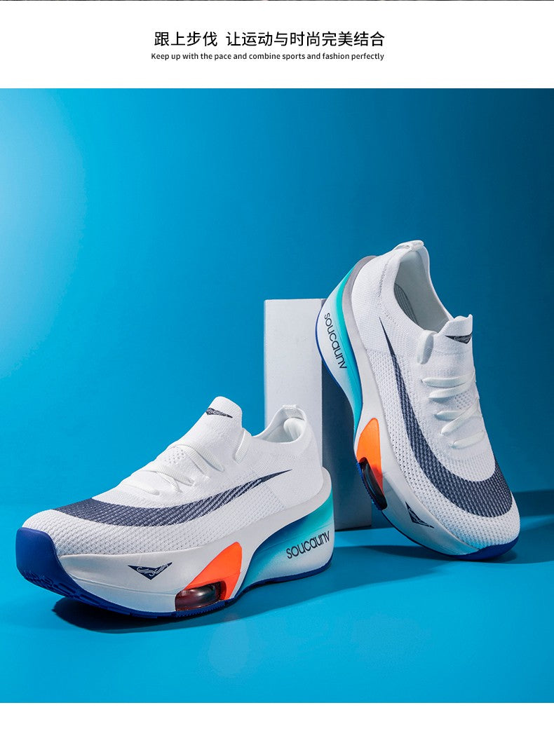 Air Cushion Running Shoes Jogging Marathon Men Sports Breathable Lightweight Women's Comfortable Nonskid Leisure Sneakers
