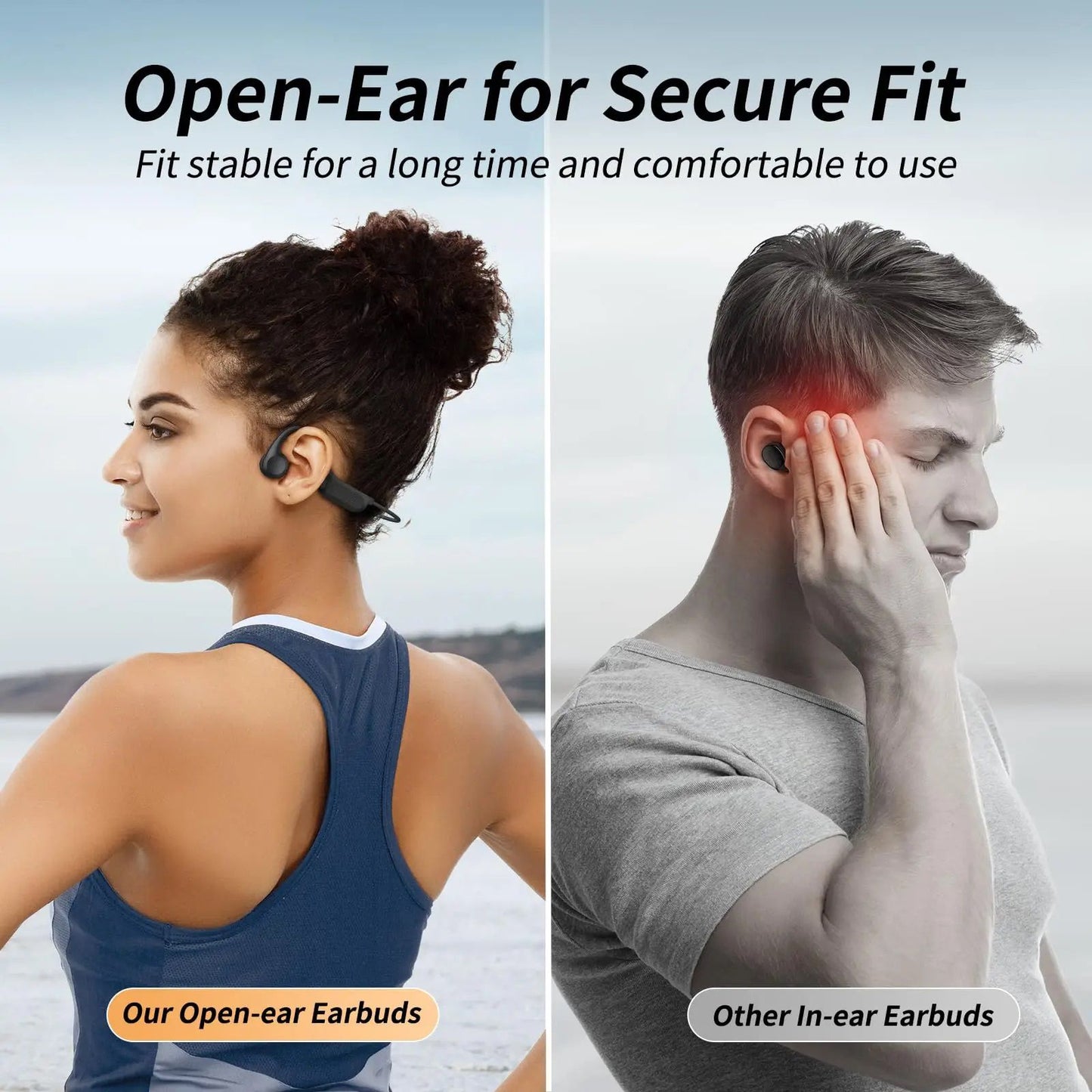 Xiaomi Mijia OWS Bluetooth 5.4 Headphones with HD Mic IPX5 Wireless Runing Sports Headset Gaming Bone Conduction Earphones
