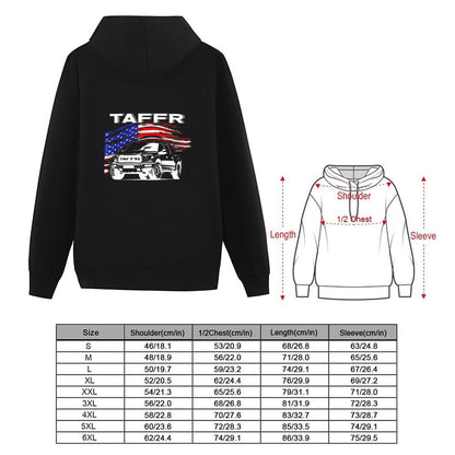 TAFFR American Flag Pickup Truck Funny Viral Video Meme Hoodie autumn clothes autumn new products men wear autumn hoodie