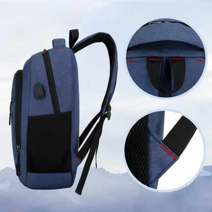 Mochila Executiva Premium - Mochila espaçosa para notebook com faixa de segurança refletiva mochila profissional para viajantes-zwq