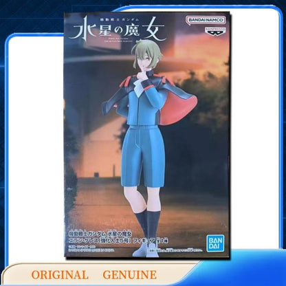 Bandai Original Genuíno BANPRESTO SULETTA CHUATURY NIKA MIORINE ELAN GUEL Qposket Bonecos de Ação de Anime Brinquedos de Presente Enfeites de Modelo