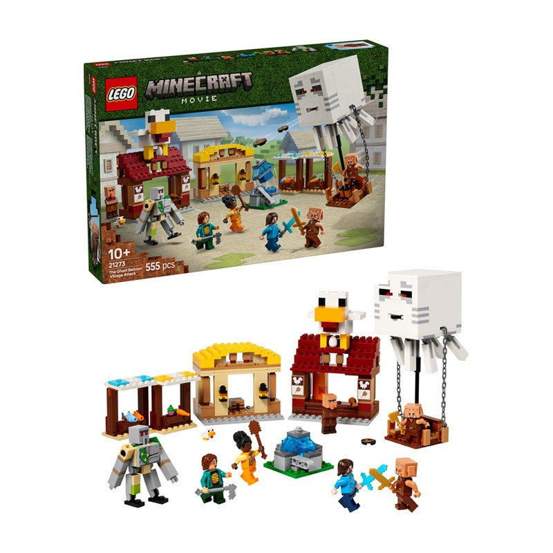 Lego 21273 Souls Balloon Village Attack Minecraft Series Children's Day Building Toy Gift