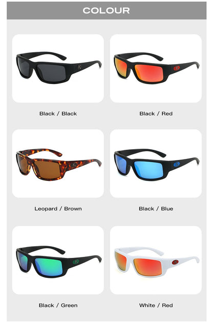 Óculos de Sol Polarizados KAROS Masculinos Leves para Esportes ao Ar Livre Dirigir Óculos de Sol Masculinos Lente em PC Armação UV400