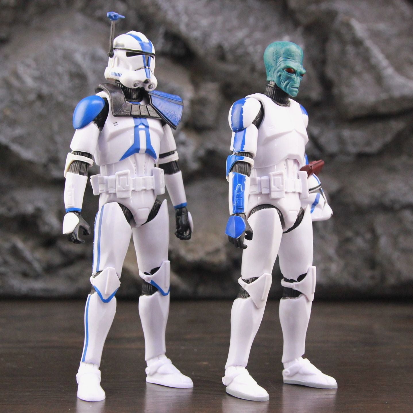 Star Wars 501st Legion ARF ARC Trooper Jesse Hardcase Commander Bane Denal Tup Dogma Boneco de Ação 6" Fase 2 Rex Team Clone Brinquedo