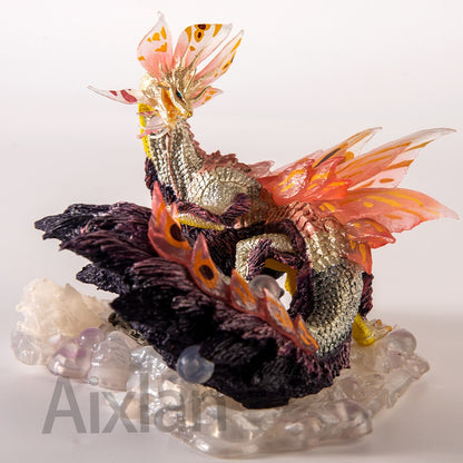Figura de Dragão de Jogo Monster Hunter de 17CM Mizutsune Zinogre Monstros Nergigante Iceborne Velkhana Zinogre Figura de Ação de PVC Brinquedo
