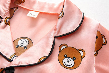 New Summer Baby Boys Clothes Suit Children Girls Sleepwear Shirt Shorts 2Pcs/Sets Kids Pajamas Toddler Costume Infant Tracksuits