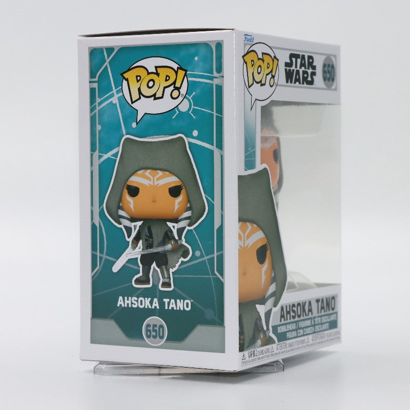 Original Funko Pop Star Wars Ahsoka Tano #650 Action Figure Limited Edition Vinyl Figurine Doll Model Toy Gift Collection Decor