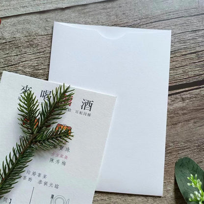 Customized Invitation Envelope, Personalized Wedding Card Holder, Blank Pocket Envelop 50 Sets