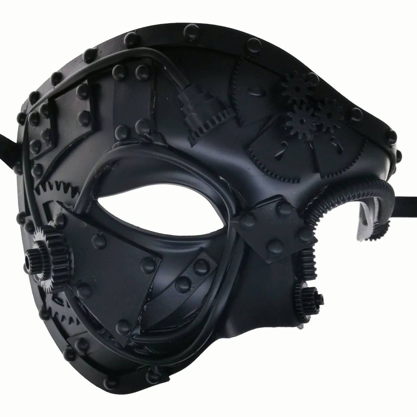 Steampunk Mask, Masquerade Role-Playing Mask, Halloween Gear Vintage Mechanical Style Mask