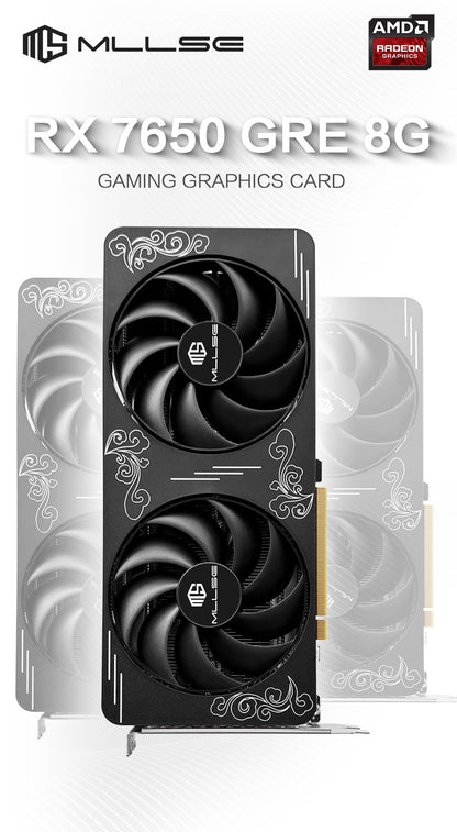 Placa de Vídeo MLLSE AMD Radeon RX 7650 GRE 8GB GDDR6 DP HDMI