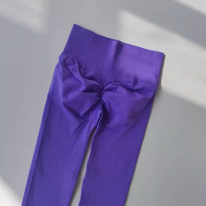 Seamless Sport Yoga  High Waist Pants Leggings Sport See Through Yoga Gym Runnin