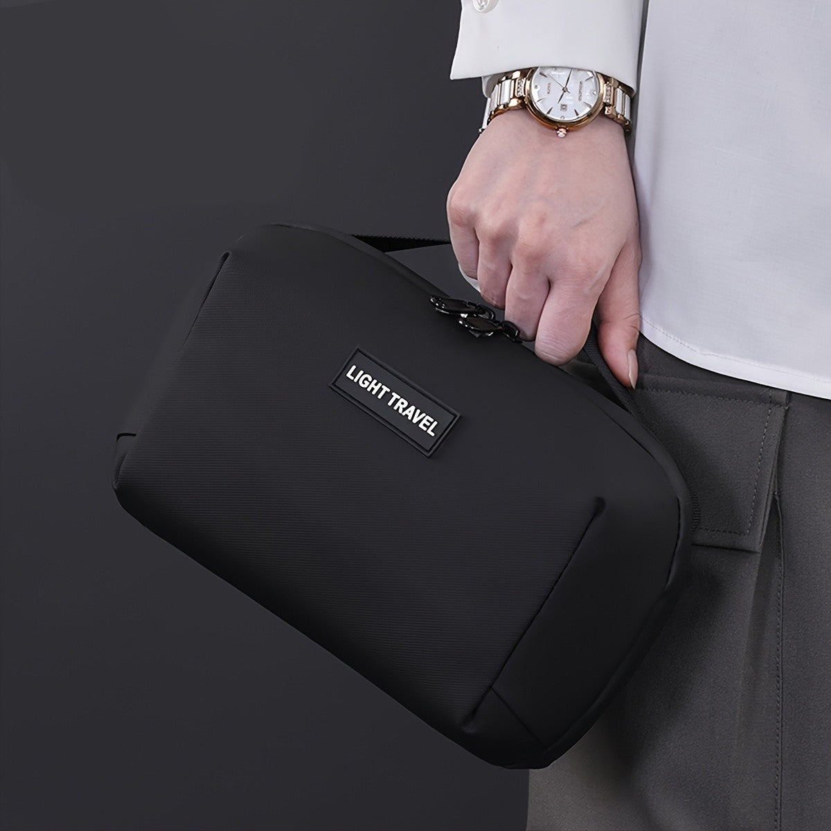Portable Data Cable Storage Bag Mouse Headphones Power Bank Digital Accessories Organizer Bag Business Travel Numerical Code Bag