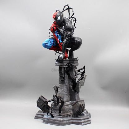 Boneco Homem-Aranha Venom Symbiote Estatuetas Homem-Aranha Boneco Venom Figurine PVC Decoração de Mesa Estátua Modelo Bonecas Brinquedos Presentes de Natal