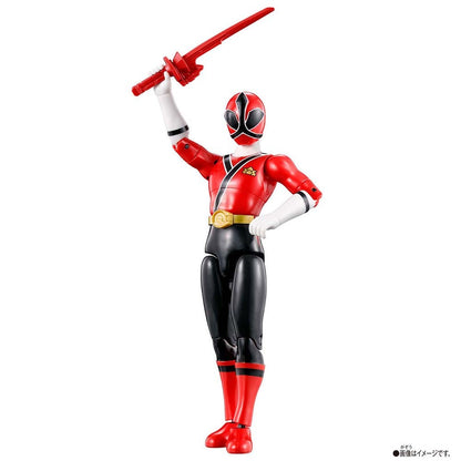 Em estoque, original Bandai Action Hero Super Sentai Power Rangers Coleção Red Rangers Bonecos de Ação Modelo Brinquedo Presente