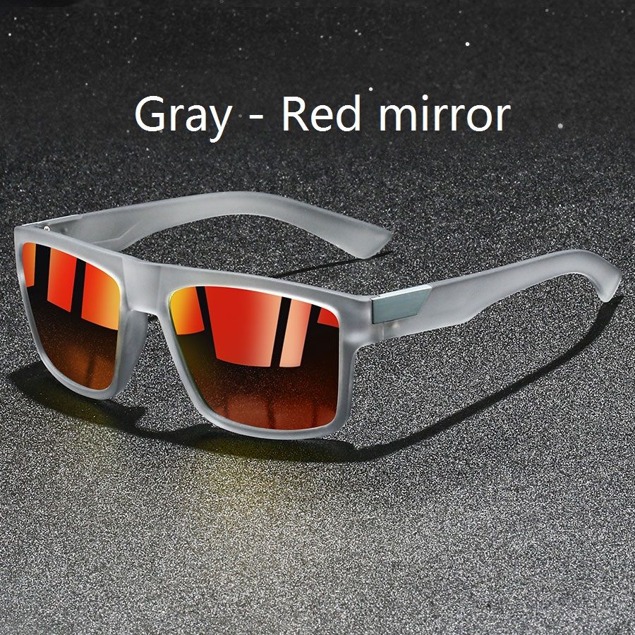 4 PCS Fashion Vintage Square Sunglasses Men Fishing Driving Man Luxury Brand Designer Sun Glasses Anti-Glare Retro Eyewear UV400