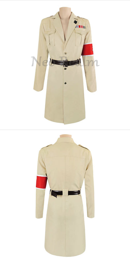 Anime Attack Final Season Freedom Mare Jacket Coat Cosplay Costume Halloween Carnival Outfit In Stock