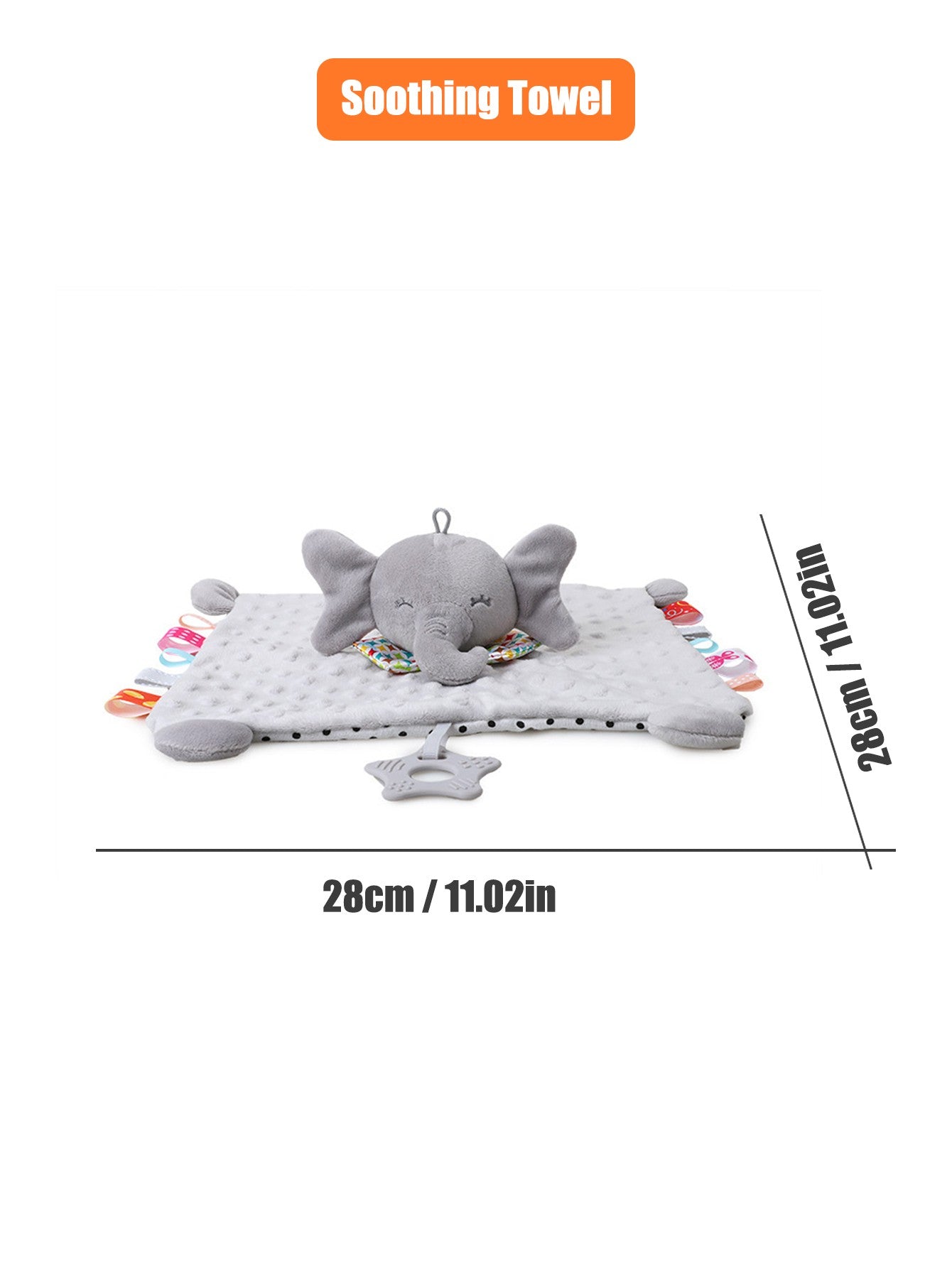 Newborn Baby Plush Stuffed Toys Cute Animal Blanket Comforter Bunny Elephant Soothe Appease Towel Baby Gift