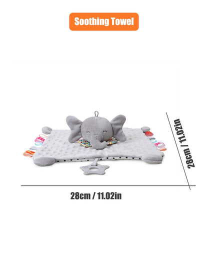 Newborn Baby Plush Stuffed Toys Cute Animal Blanket Comforter Bunny Elephant Soothe Appease Towel Baby Gift