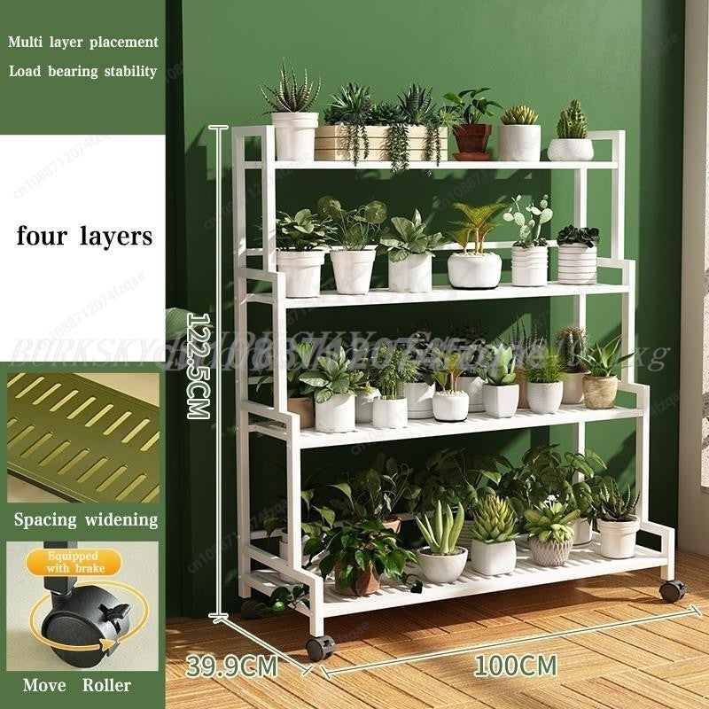 Plant Stand Flower Rack 3 Or 4 Tier Flower Pot Shelf Storage Organizer Display Rack For Indoor Garden Balcony Floor Stand