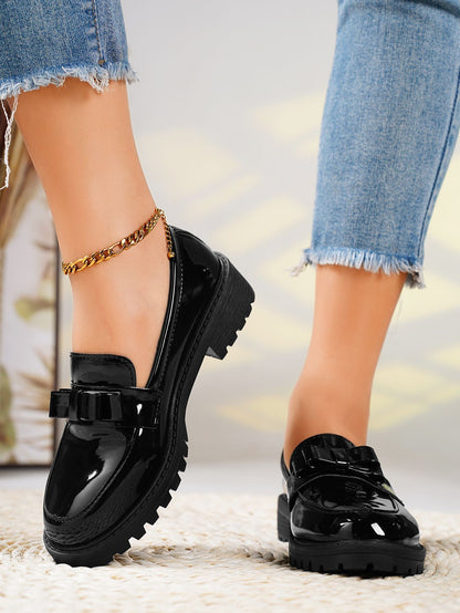 2024 New Summer Ladies Fashion Round Toe Retro Solid Color Mary Jane Shoes Daily Casual Shopping Ladies High Heels Zapatos Mujer