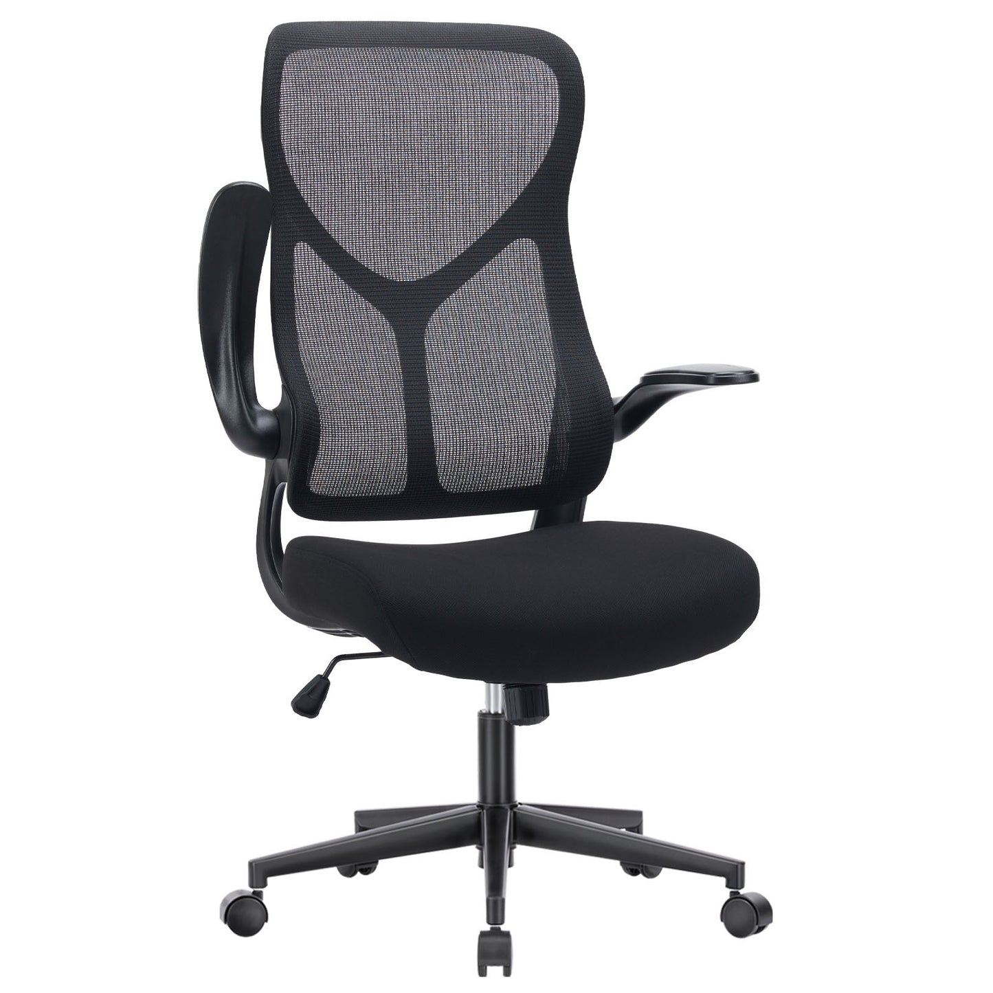 JHK Ergonomic Mesh Lumbar Support Office Desk Computer Chair High Back Swivel Rolling Gaming Chairs With Wheels And Flip-up Arms