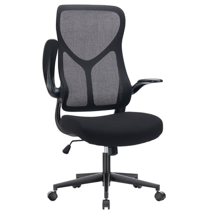 JHK Ergonomic Mesh Lumbar Support Office Desk Computer Chair High Back Swivel Rolling Gaming Chairs With Wheels And Flip-up Arms