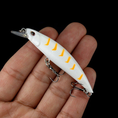 HENGJIA Jerkbait Sinking Wobblers Iscas de Pesca 8cm-9g Truta Artificial Plástico Rígido Isca Crankbait Pesca de Baixo