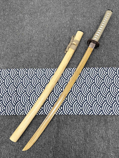 Quality Rosewood Blade Japanese Samurai Katana Sword Wooden Saya Fit Exercise Training Cosplay Props Unsharp
