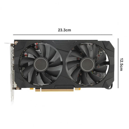 Nova Placa Gráfica RX580 Dual Cooling Fan 8GB GDDR5 256-Bit Placa de Vídeo para Desktop PC Mineração Jogos Acessórios de Computador