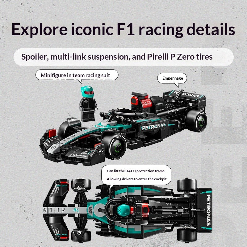 Lego Christmas Celebration 77244 Mercedes AMG F1 W15 Racing Children's Toys Christmas Gift