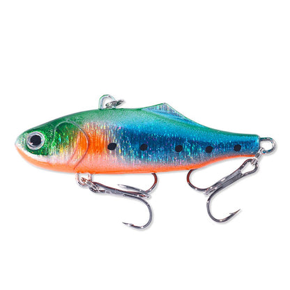 1 unidade de isca de pesca VIB de inverno 7cm 24g, iscas de pesca de inverno de arremesso longo que afundam, iscas artificiais Crankbait