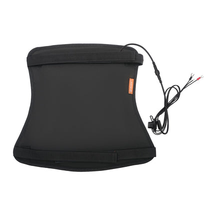 Almofada Aquecida para Moto de 3 Marchas, Almofada Antiderrapante para Assento de Motocicleta com Aquecimento, Tapete Aquecido para Assento de Moto com Controle Inteligente de Temperatura para Aquecimento de Inverno